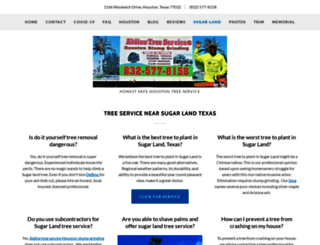 sugarlandtreeservices.com screenshot