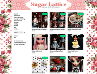 sugarlattice.storenvy.com screenshot