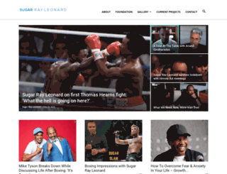 sugarrayleonard.com screenshot