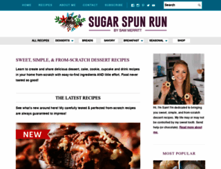sugarspunrun.com screenshot