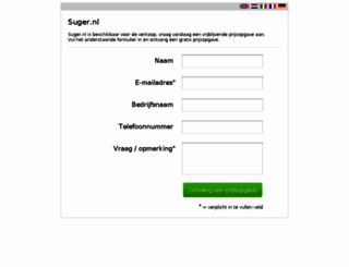 suger.nl screenshot
