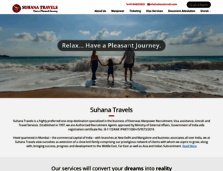 suhanatravels.com screenshot