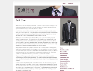 suit-hire.org.uk screenshot