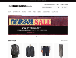 suitbargains.com screenshot