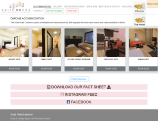 suitehotel.com.lb screenshot