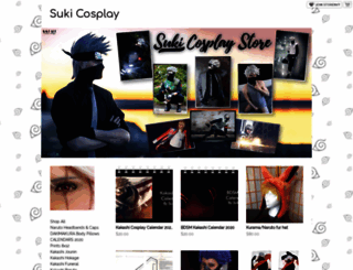 sukicosplay.storenvy.com screenshot