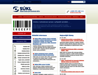 sukl.cz screenshot