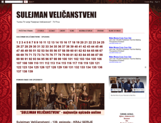 sulejmanvelicanstveni.blogspot.com screenshot