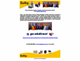 sulkythreads.co.uk screenshot