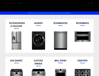 sullivanappliance.com screenshot