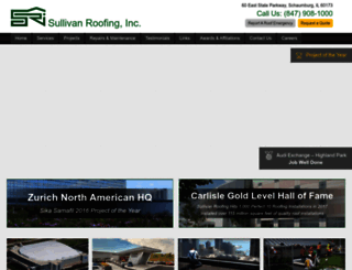 sullivanroofing.com screenshot