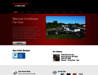 sullivanscarcare.com screenshot