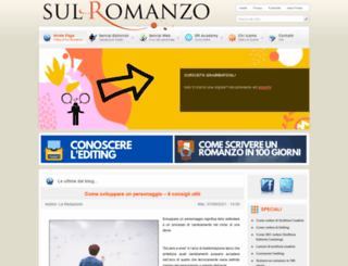 sulromanzo.it screenshot