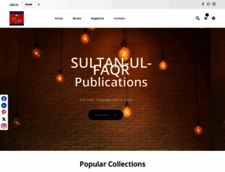 sultan-ul-faqr-publications.com screenshot