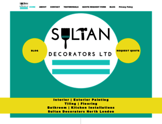 sultandecorators.co.uk screenshot