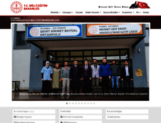 sultangazi.meb.gov.tr screenshot