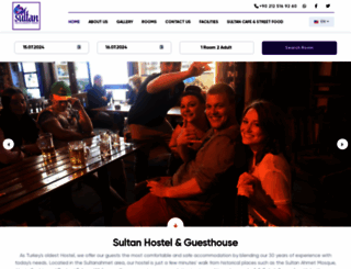 sultanhostel.com screenshot