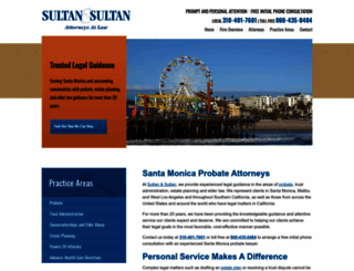 sultanlaw.com screenshot