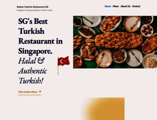 sultanrestaurant.com.sg screenshot