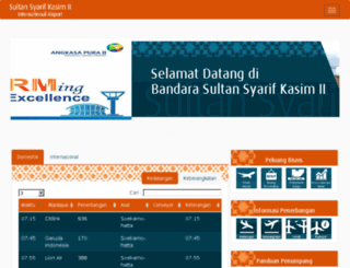 sultansyarifkasim2-airport.co.id screenshot