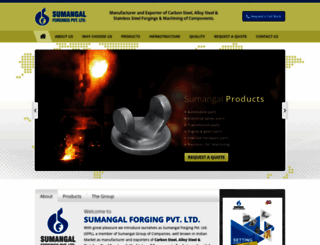 sumangalforging.com screenshot