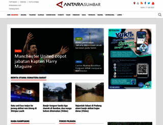sumbar.antaranews.com screenshot