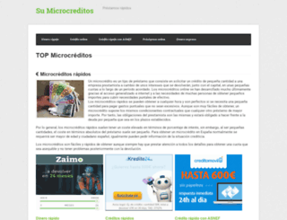 sumicrocreditos.es screenshot