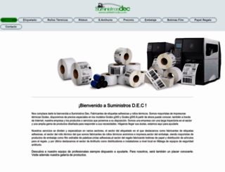 suministrosdec.com screenshot