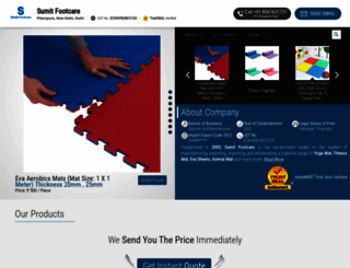sumitfootcare.com screenshot