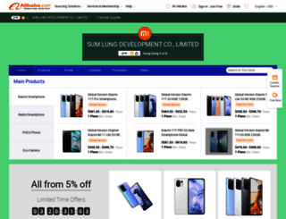 sumlungdev.en.alibaba.com screenshot