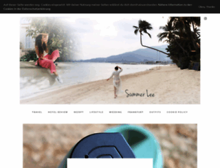 summer-lee.com screenshot
