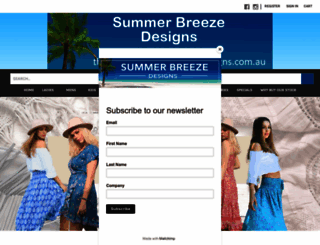 summerbreezedesigns.com.au screenshot