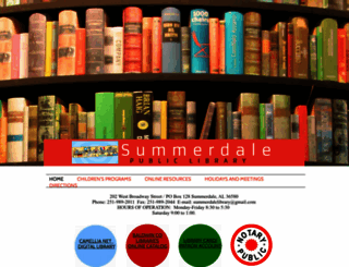 summerdalelibrary.com screenshot