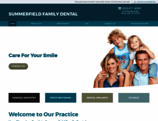 summerfieldfamilydental.com screenshot