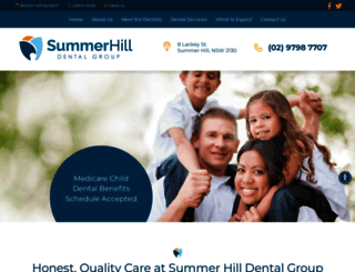 summerhilldentalgroup.com screenshot