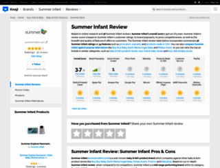 summerinfant.knoji.com screenshot