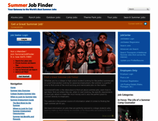 summerjobfinder.com screenshot