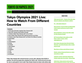 summerolympics2020s.com screenshot