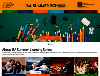 summerschool.iba.edu.pk screenshot