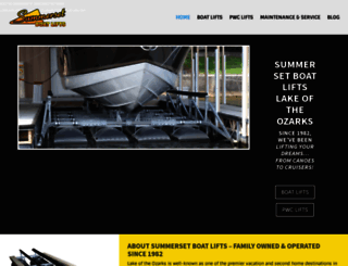 summersetboatlifts.com screenshot