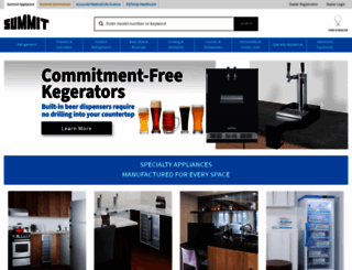 summitappliance.com screenshot