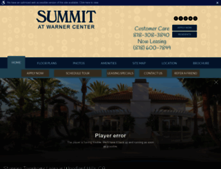 summitatwarnercenter.com screenshot