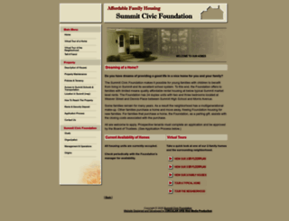 summitcivicfoundation.org screenshot