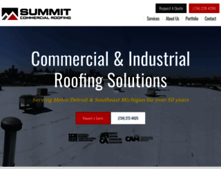 summitcommercialroofing.com screenshot