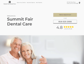 summitfairdentalcare.com screenshot
