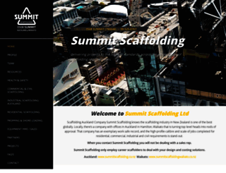 summitscaffolding.co.nz screenshot