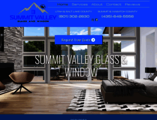 summitvalleyglass.com screenshot