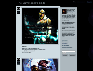 summonerscode.com screenshot