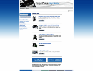 sumppumpdirect.com screenshot