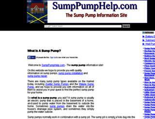 sumppumphelp.com screenshot